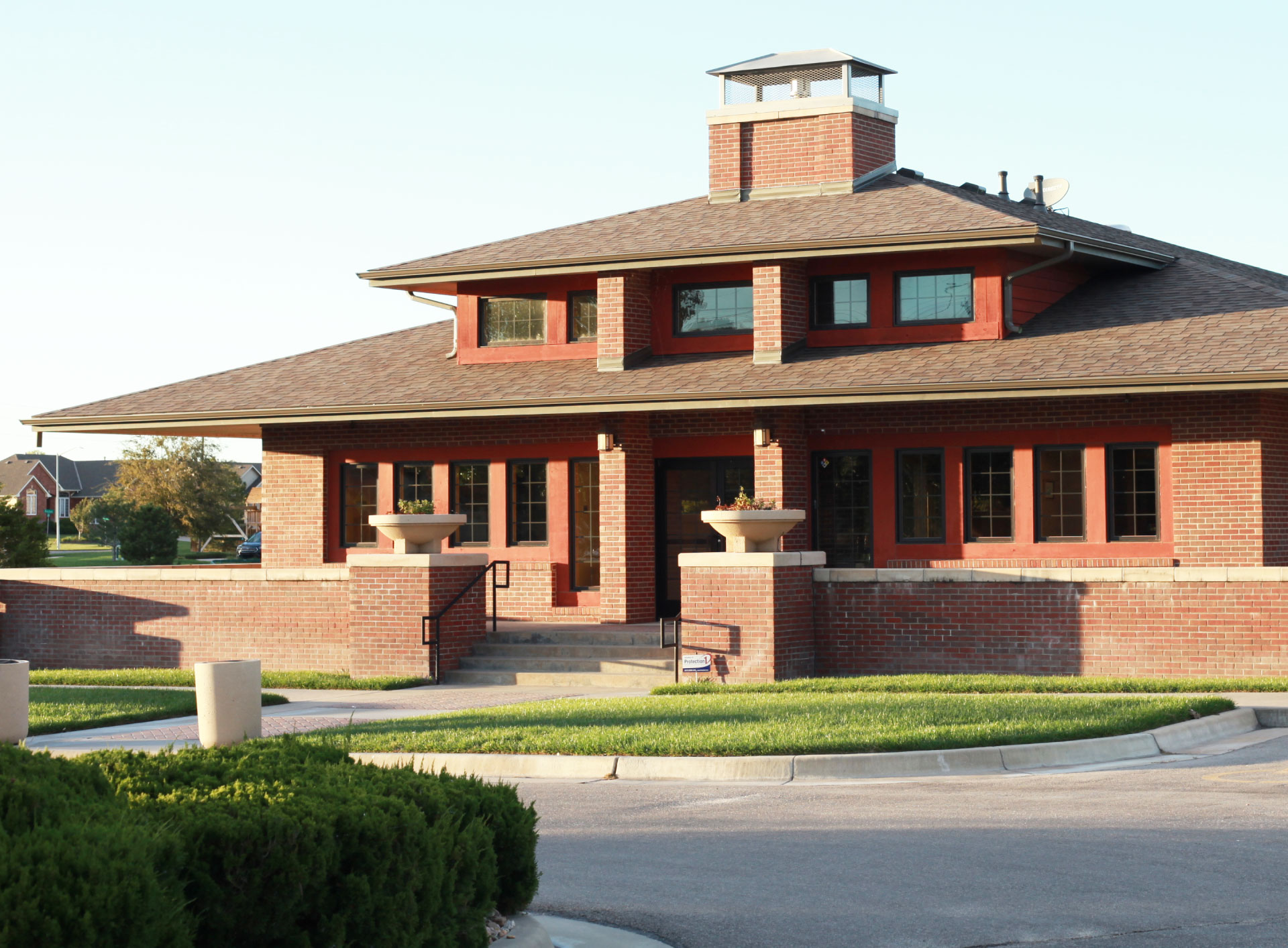 Sim office building exterior